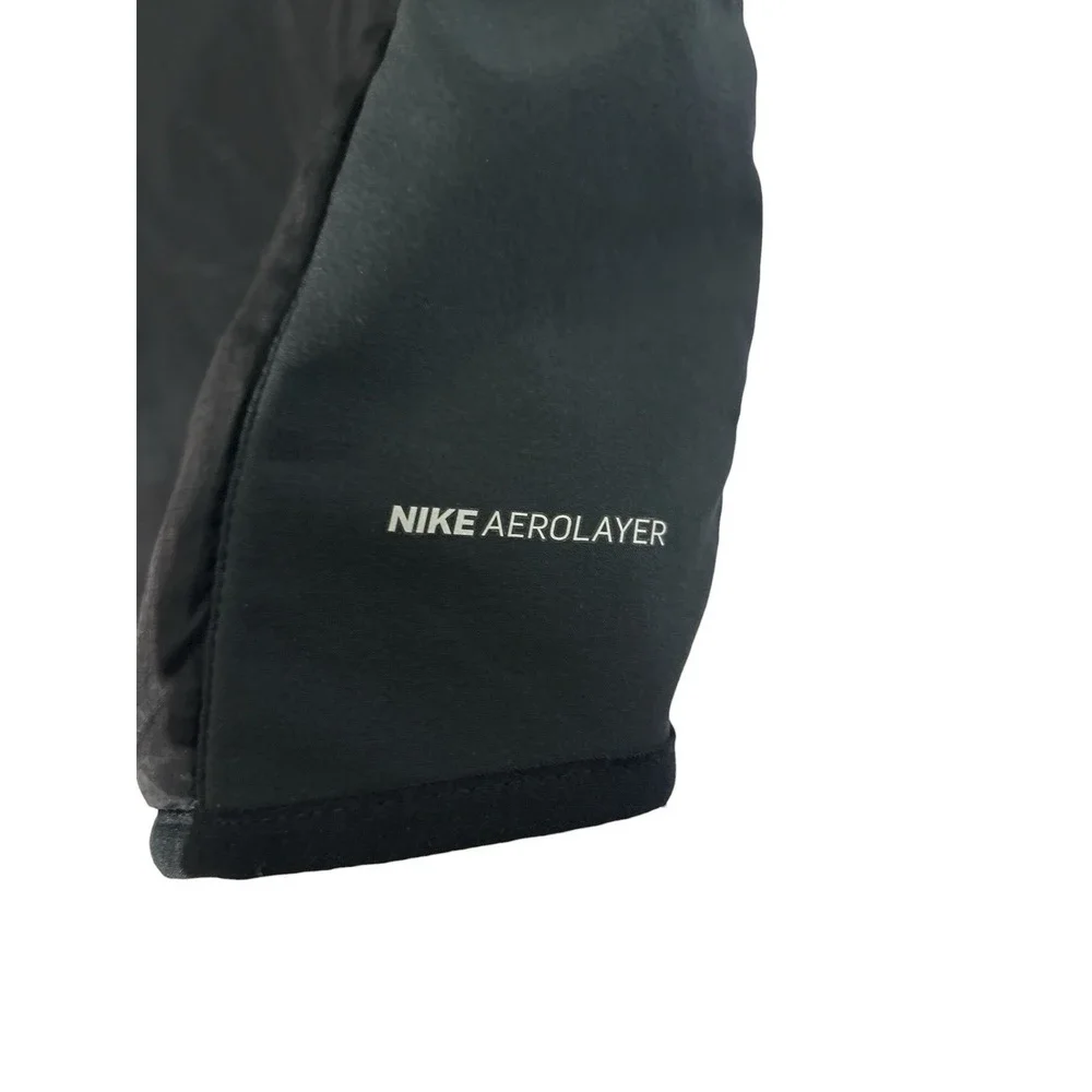 Nike Aerolayer Thermore Full Zip Running Vest Mens SMALL Black Bv4878-010‎